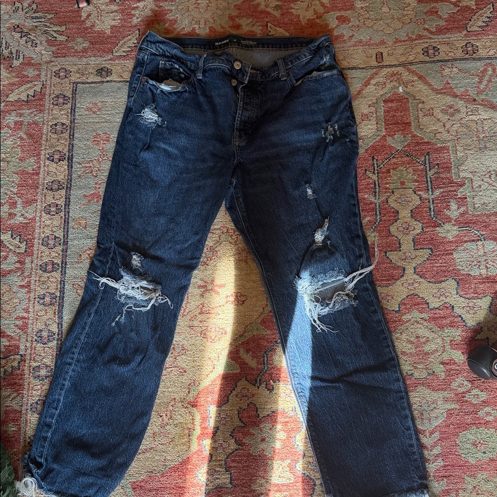 Old Navy High-Rise Slouchy Straight Jeans